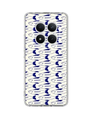 Etui do Xiaomi Redmi Note 15 5G przeźroczyste, silikonowe Flexi, Summer Patterns, pływające rybki