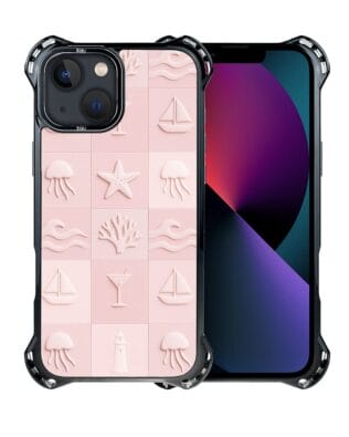 Etui do iPhone 13 IBIZU DropGuard Ultra z MagSafe, Amalfi, Koralowy klub