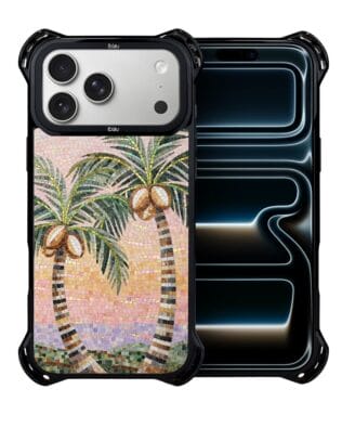 Etui do iPhone 17 Pro Max IBIZU DropGuard Ultra z MagSafe, Modern Classics, Sycylijska palma