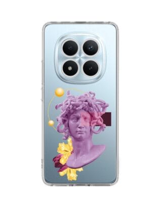 Etui do Xiaomi Redmi Note 15 Pro 5G przeźroczyste, silikonowe Flexi, antyczna figura, meduza