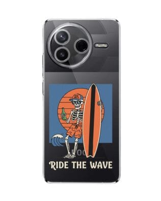 Etui do Xiaomi POCO F7 Pro przeźroczyste, silikonowe Flexi, Summer Patterns, Ride the wave