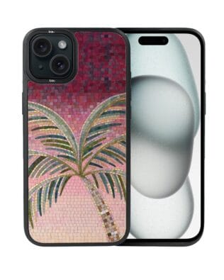 Etui do iPhone 15 IBIZU DropGuard Matt z MagSafe, Modern Classics, Kalabryjska palma