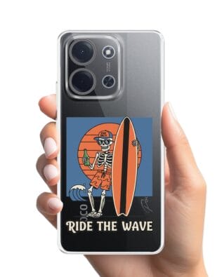 Etui do Xiaomi POCO C85 przeźroczyste, silikonowe Flexi, Summer Patterns, Ride the wave