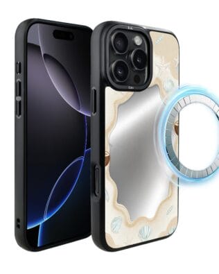 Etui do iPhone 16 Pro Max IBIZU DropGuard Matt z MagSafe, Reflect, Plażowe lustro