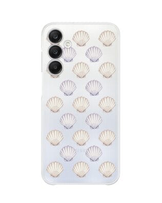 Etui do Samsung Galaxy A25 5G przeźroczyste, silikonowe Flexi, Summer Patterns, pastelowe muszelki