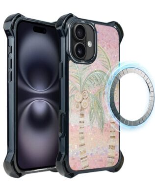 Etui do iPhone 16 IBIZU DropGuard Ultra z MagSafe, Modern Classics, Włoski ogród