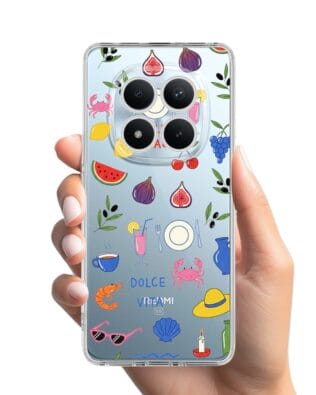 Etui do Xiaomi Redmi Note 15 Pro Plus 5G przeźroczyste, silikonowe Flexi, Italian Summer, kolorowe wakacje