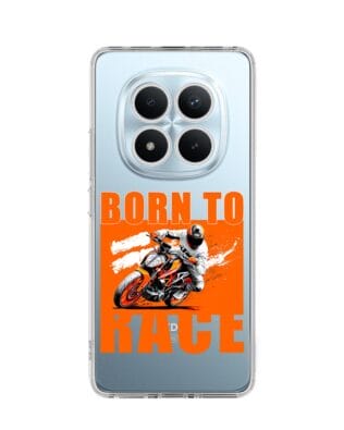 Etui do Xiaomi Redmi Note 15 Pro 5G przeźroczyste, silikonowe Flexi, Bikers, Ścigacz