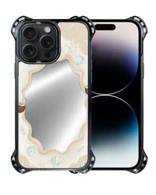 Etui do iPhone 14 Pro IBIZU DropGuard Ultra z MagSafe, Reflect, Plażowe lustro