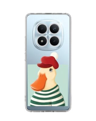 Etui do Xiaomi Redmi Note 15 Pro 5G przeźroczyste, silikonowe Flexi, kaczuszka
