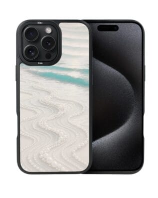 Etui do iPhone 15 Pro IBIZU DropGuard Matt z MagSafe, Amalfi, Koralowa plaża