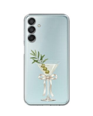 Etui do Samsung Galaxy M15 5G przeźroczyste, silikonowe Flexi, Paradise, Dry Martini