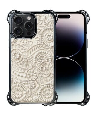 Etui do iPhone 14 Pro Max IBIZU DropGuard Ultra z MagSafe, Amalfi, Piaszczysty ornament