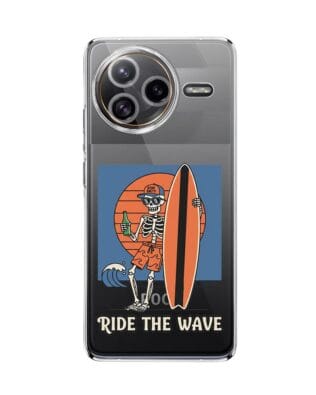 Etui do Xiaomi POCO F7 Ultra przeźroczyste, silikonowe Flexi, Summer Patterns, Ride the wave