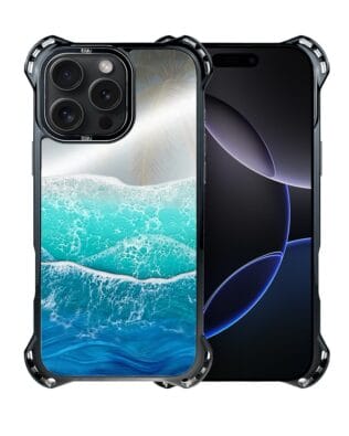 Etui do iPhone 16 Pro Max IBIZU DropGuard Ultra z MagSafe, Reflect, Szafirowy ocean