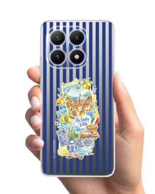 Etui do Xiaomi 15T przeźroczyste, silikonowe Flexi, Italian Summer, Limoncello
