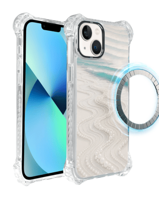 Etui do iPhone 13 IBIZU DropGuard Ultra z MagSafe, Amalfi, Koralowa plaża