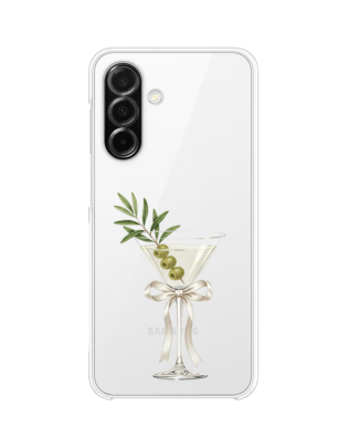 Etui do Samsung Galaxy A26 5G przeźroczyste, silikonowe Flexi, Paradise, Dry Martini
