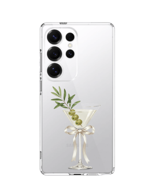 Etui do Samsung Galaxy S25 Ultra przeźroczyste, silikonowe Flexi, Paradise, Dry Martini