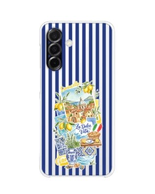 Etui do Samsung Galaxy A26 5G przeźroczyste, silikonowe Flexi, Italian Summer, Limoncello