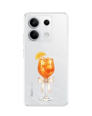 Etui do Xiaomi Redmi Note 13 Pro 5G przeźroczyste, silikonowe Flexi, Paradise, Aperol Spritz
