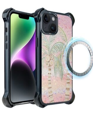 Etui do iPhone 14 Plus IBIZU DropGuard Ultra z MagSafe, Modern Classics, Włoski ogród