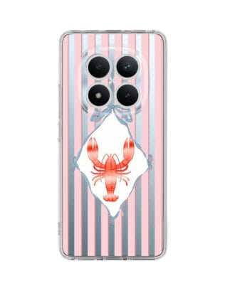 Etui do Xiaomi Redmi Note 15 5G przeźroczyste, silikonowe Flexi, Summer Patterns, Homar