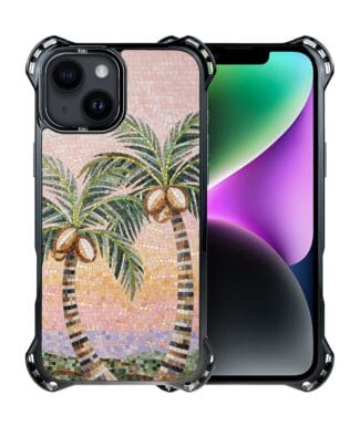 Etui do iPhone 14 Plus IBIZU DropGuard Ultra z MagSafe, Modern Classics, Sycylijska palma