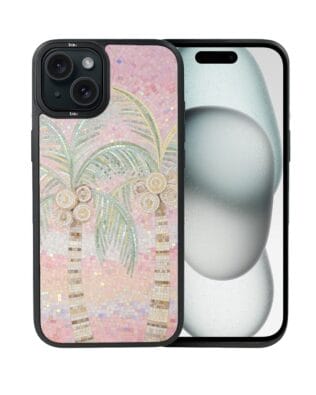 Etui do iPhone 15 IBIZU DropGuard Matt z MagSafe, Modern Classics, Włoski ogród