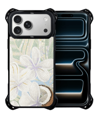 Etui do iPhone 17 Pro Max IBIZU DropGuard Ultra z MagSafe, Modern Classics, Biała lilia