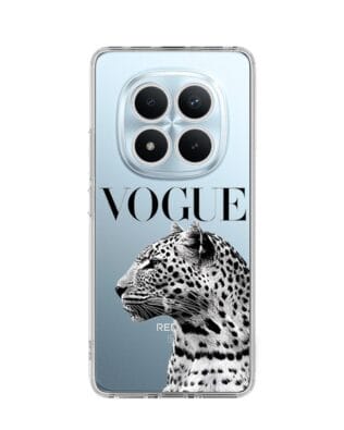 Etui do Xiaomi Redmi Note 15 Pro Plus 5G przeźroczyste, silikonowe Flexi, Positive Vibes, Tygrys Vogue