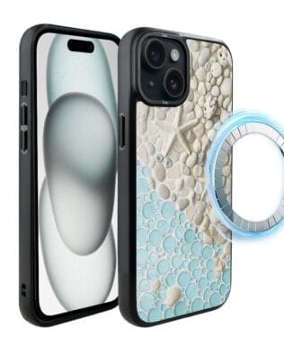 Etui do iPhone 15 IBIZU DropGuard Matt z MagSafe, Amalfi, Rajska zatoczka