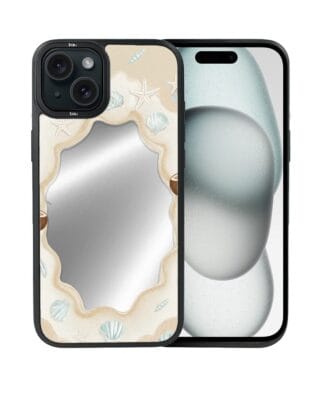 Etui do iPhone 15 Plus IBIZU DropGuard Matt z MagSafe, Reflect, Plażowe lustro