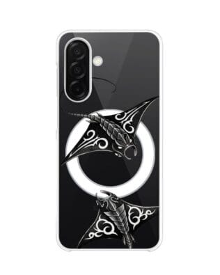 Etui do Samsung Galaxy A26 5G z MagSafe przeźroczyste, silikonowe Flexi, Summer Patterns, diabeł morski