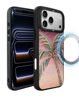 Etui do iPhone 17 Pro Max IBIZU DropGuard Matt z MagSafe, Modern Classics, Kalabryjska palma