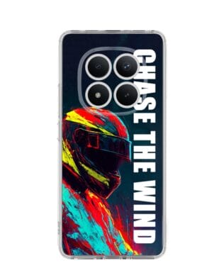 Etui do Xiaomi Redmi Note 15 Pro Plus 5G przeźroczyste, silikonowe Flexi, Bikers, Chase The Wind