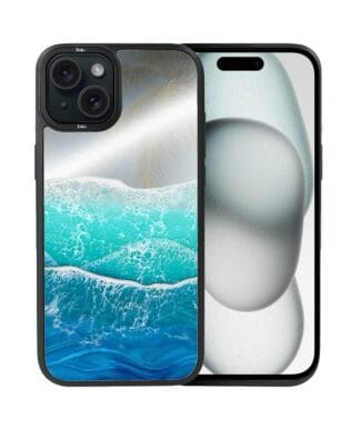 Etui do iPhone 15 Plus IBIZU DropGuard Matt z MagSafe, Reflect, Szafirowy ocean
