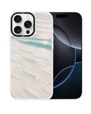 Etui do iPhone 16 Pro Max IBIZU DropGuard Matt z MagSafe, Amalfi, Koralowa plaża