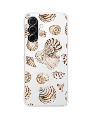 Etui do Samsung Galaxy A26 5G przeźroczyste, silikonowe Flexi, Summer Patterns, ozdobne muszle