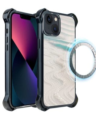Etui do iPhone 13 IBIZU DropGuard Ultra z MagSafe, Amalfi, Koralowa plaża