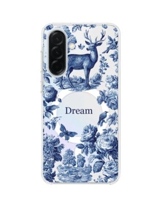 Etui do Samsung Galaxy A37 z MagSafe przeźroczyste, silikonowe Flexi, Mystic, Dream Deer
