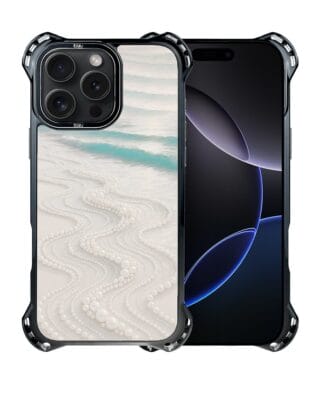 Etui do iPhone 16 Pro IBIZU DropGuard Ultra z MagSafe, Amalfi, Koralowa plaża