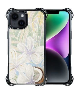 Etui do iPhone 14 Plus IBIZU DropGuard Ultra z MagSafe, Modern Classics, Biała lilia