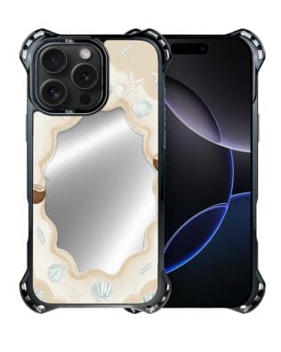 Etui do iPhone 16 Pro Max IBIZU DropGuard Ultra z MagSafe, Reflect, Plażowe lustro