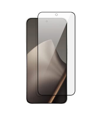 Szklana folia z powłoką ceramiczną na cały ekran 5D z czarną ramką do Xiaomi 15T