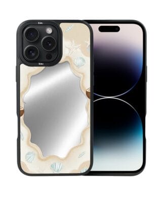 Etui do iPhone 14 Pro Max IBIZU DropGuard Matt z MagSafe, Reflect, Plażowe lustro