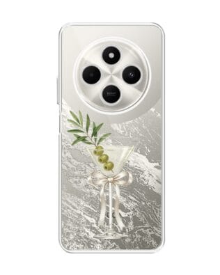 Etui do Xiaomi POCO C75 przeźroczyste, silikonowe Flexi, Paradise, Dry Martini