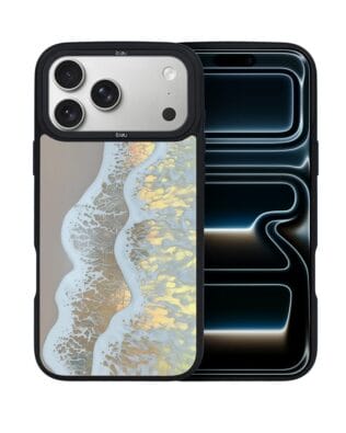 Etui do iPhone 17 Pro Max IBIZU DropGuard Matt z MagSafe, Reflect, Złote wybrzeże