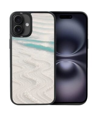 Etui do iPhone 16 IBIZU DropGuard Matt z MagSafe, Amalfi, Koralowa plaża
