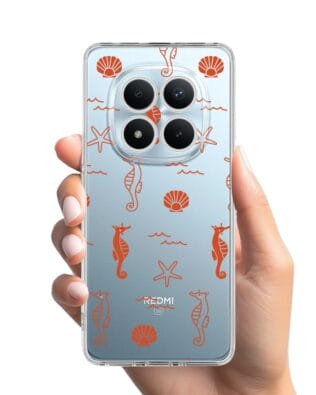 Etui do Xiaomi Redmi Note 15 5G przeźroczyste, silikonowe Flexi, Summer Patterns, wakacyjne wzory